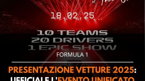 F1: LA PRESENTAZIONE CONGIUNTA È UNA SPLENDIDA IDEA